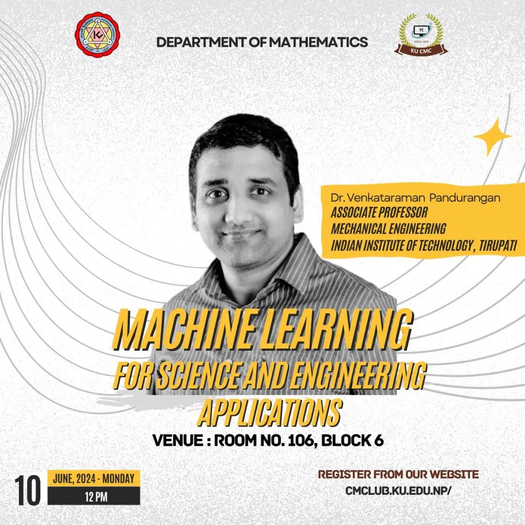 Machine Learning Applications in Science & Engineering