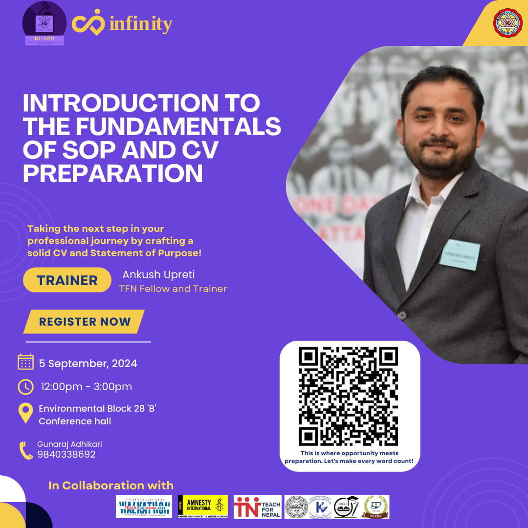 Introduction to Fundamentals of CV and SOP preparation