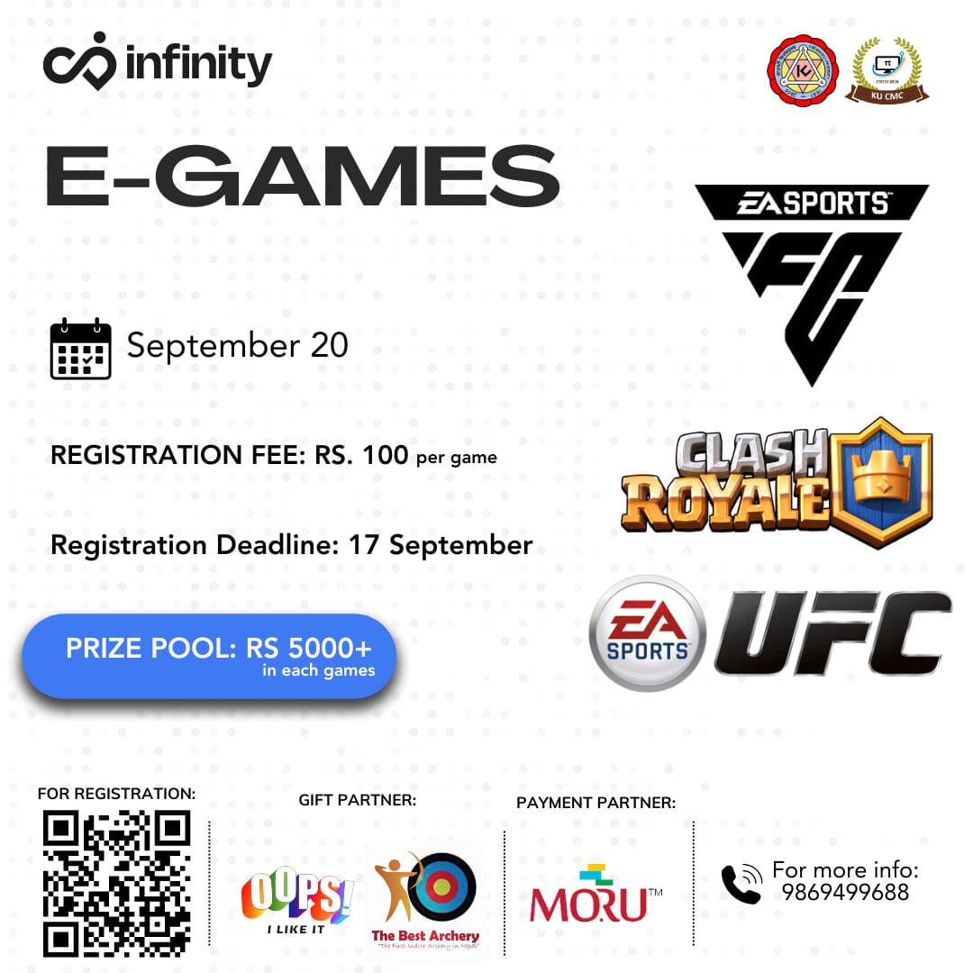 Infinity '24 E-Games!